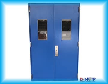 Cửa thép nhà xưởng hai cánh